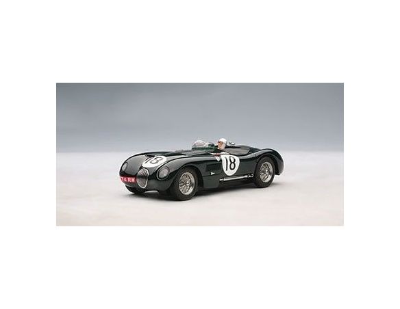 Auto Art / Gateway AA13571 JAGUAR C TYPE N.18 WINNER LM 1953 SLOT 1:32 Modellino