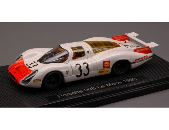 Ebbro EB44290 PORSCHE 908 N.33 3rd LM 1968 J.NEERPSCH-R.STOMMELEN 1:43 Modellino