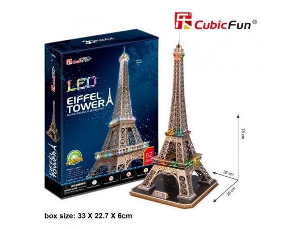 CUBICFUN L091H TORRE EIFFEL PARIGI Modellino