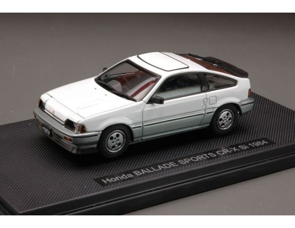 Ebbro EB44373 HONDA BALLADE SPORTS CR-X Si 1984 WHITE 1:43 Modellino