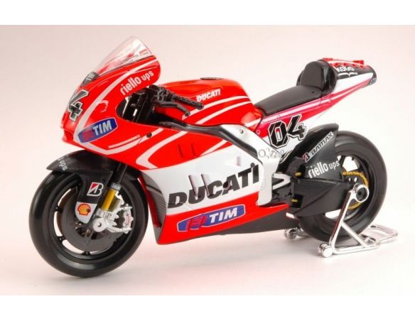 Maisto MI31403-04 DUCATI A.DOVIZIOSO MOTO GP 2013 1:10 Modellino