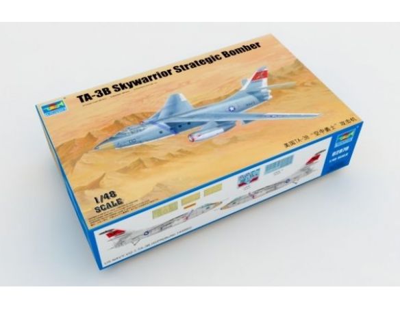 TRUMPETER 02870 TA-3B SKYWARRIOR STRATEGIC BOMBER Modellino