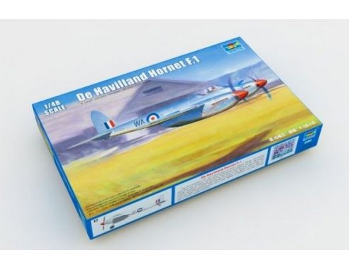 Trumpeter TP2893 AEREO DE HAVILLAND HORNETF.1 KIT 1:48 Modellino