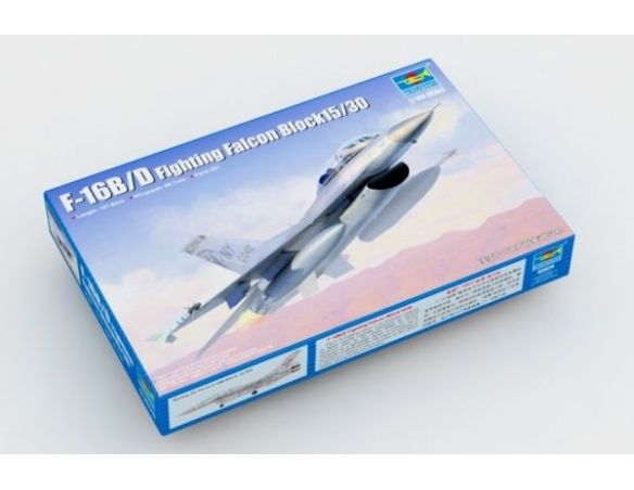 TRUMPETER 03920 F-16B/D FIGHTING FALCON BLOCK 15-30-32 Modellino
