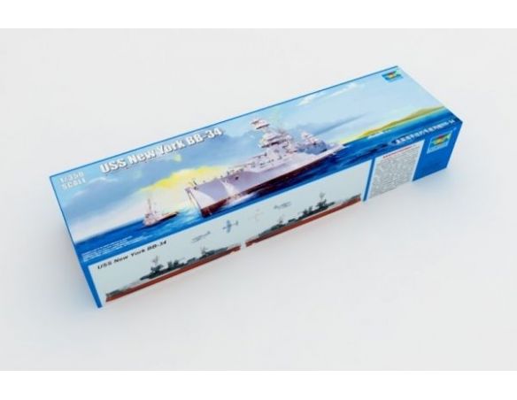 TRUMPETER 05339 USS NEW YORK BB-34 Modellino