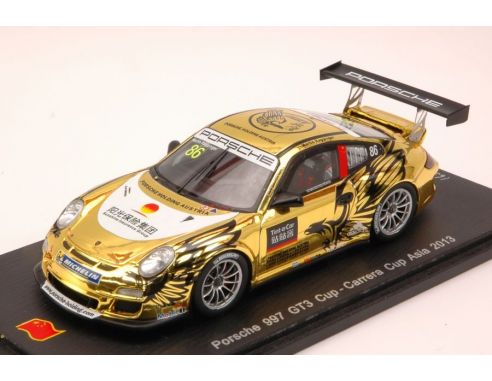 Spark Model SA046 PORSCHE 997 GT3 N.86 CARRERA CUP ASIA 2013 M.RAGGINGER 1:43 Modellino