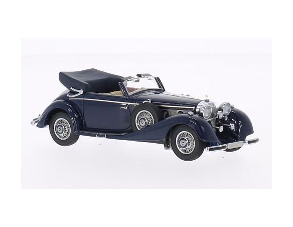 Neo Scale Models NEO46165 MERCEDES 540K TYP A CONVERTIBLE OPEN 1936 DARK BLUE 1:43 Modellino