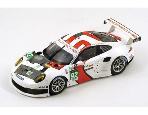 Spark Model S18102 PORSCHE 911 RSR N.92 16th LM 2013 (WINNER LMGTE) LIEB-LIETZ-DUMAS 1:18 Modellino