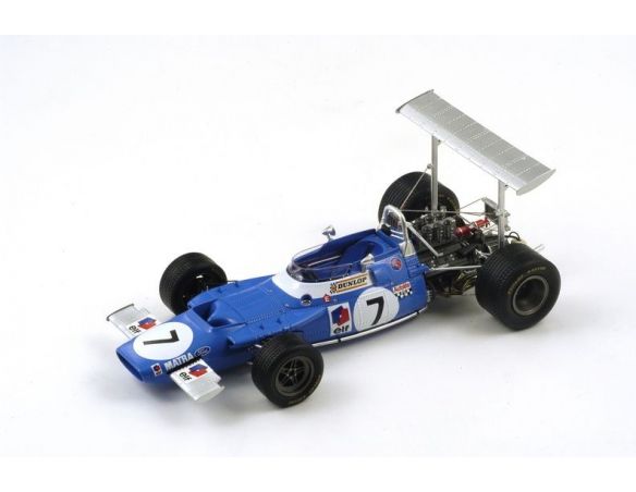 Spark Model S18115 MATRA MS80 N.7 J.STEWART 1969 N.7 WINNER SPANISH GP 1:18 Modellino