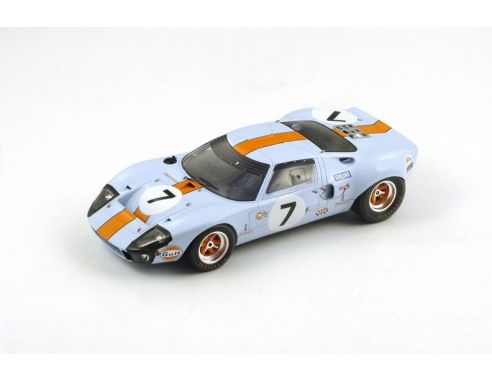 Spark Model S18128 FORD GT40 N.7 3rd LM 1969 D.HOBBS-M.HAILWOOD 1:18 Modellino