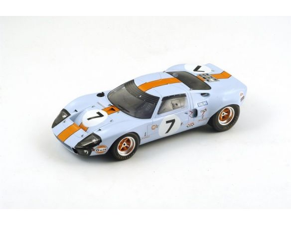Spark Model S18128 FORD GT40 N.7 3rd LM 1969 D.HOBBS-M.HAILWOOD 1:18 Modellino