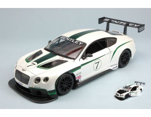 Bburago BU28008 BENTLEY CONTINENTAL GT3-R PRESENTAZ.GOODWOOD FESTIVAL 2014 1:24 Modellino