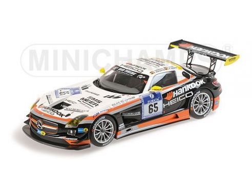 MINICHAMPS 151123165 MERCEDES BENZ SLS AMG GT3 HEYER SCHNEIDER ARNOLD MARGARITIS 24H NURBURGRING 2012 Modellino