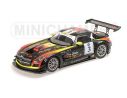 MINICHAMPS 151133103 MERCEDES BENZ SLS AMG GT3 AK QUBAISI SCHNEIDER BLEEKEMOELEN WINNER GULF 12H ABU DHABI 2013 Modellino