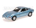MINICHAMPS 180049030 OPEL GT 1972 BLUE METALLIC Modellino