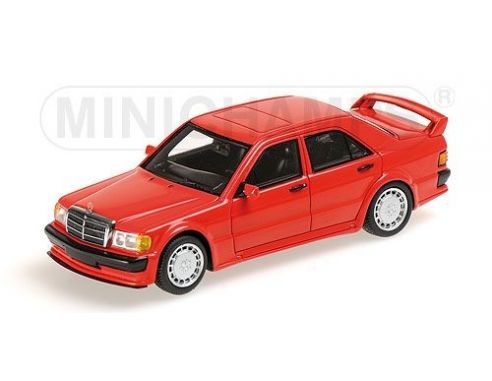 MINICHAMPS 437032001 MERCEDES BENZ 190 EVO 1 W201 1990 RED Modellino