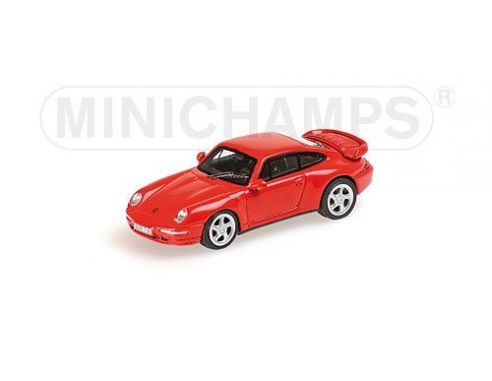 MINICHAMPS 877069202 PORSCHE 911 TURBO 993 RED 1995 Modellino