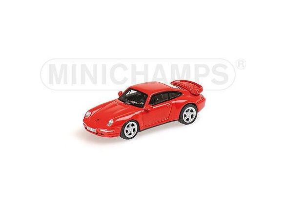 MINICHAMPS 877069202 PORSCHE 911 TURBO 993 RED 1995 Modellino
