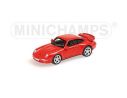 MINICHAMPS 877069202 PORSCHE 911 TURBO 993 RED 1995 Modellino