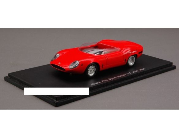 Spark Model S1319 FIAT ABARTH OT 1600 1965 RED 1:43 Modellino