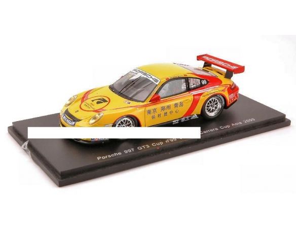 Spark Model S2063 PORSCHE 997 GT 3 N.99 ASIA'09 1:43 Modellino