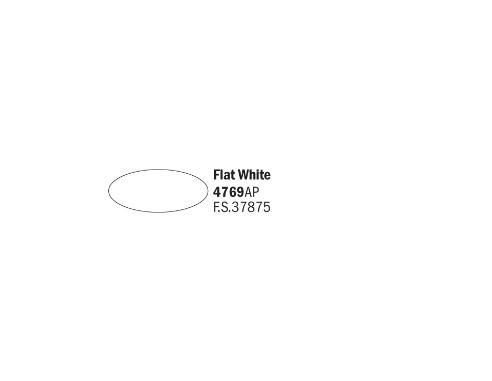 Italeri IT4769 FLAT WHITE ACRYLIC PAINT Pz.6 Modellino