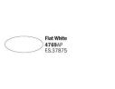 Italeri IT4769 FLAT WHITE ACRYLIC PAINT Pz.6 Modellino