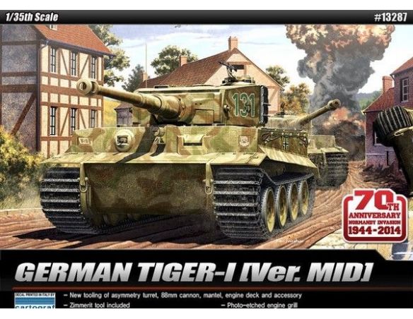 Accademy ACD13287 GERMAN TIGER I KIT 1:35 Modellino