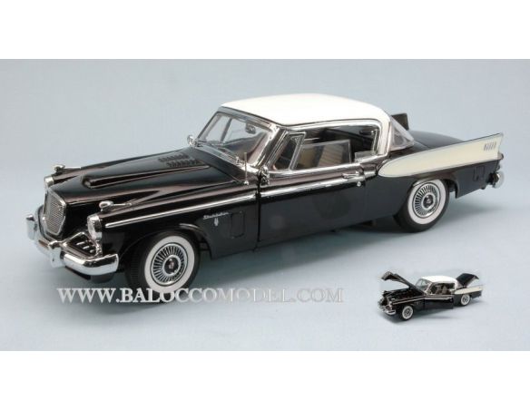 Yat Ming YM20018BK STUDEBAKER GOLDEN HAWK 1958 BLACK 1:18 Modellino