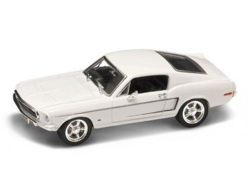 Yat Ming YM43206W FORD MUSTANG GT 1968 WHITE 1:43 Modellino