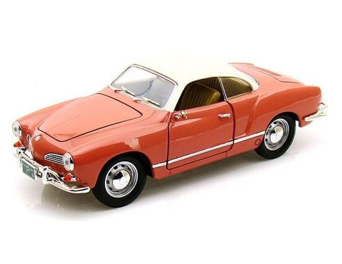 Yat Ming YM92198R VW KARMANN GHIA 1966 INCARNATO PRUGNA 1:18 Modellino