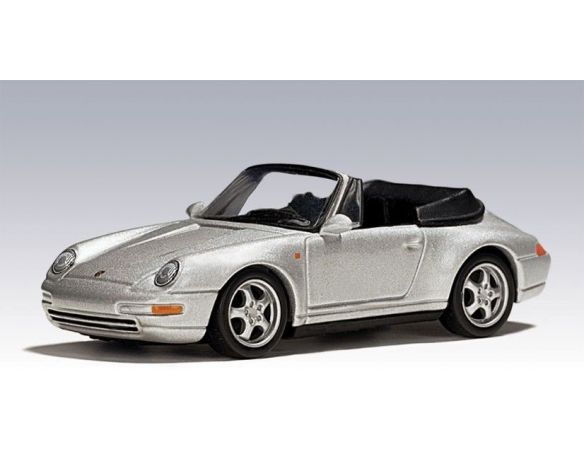 Auto Art / Gateway 20131 PORSCHE 993 CABRIO SILVER 1/64 Modellino