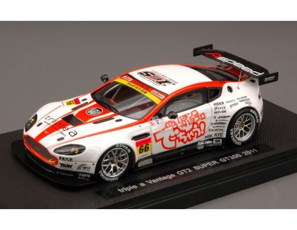 Ebbro EB44557 ASTON MARTIN VANTAGE GT2 N.66 SUPER GT 2011 1:43 Modellino