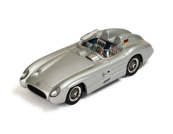 Ixo model CLC269 MERCEDES 300 SLR RACING SPORTS CAR 1955 SILVER 1:43 Modellino