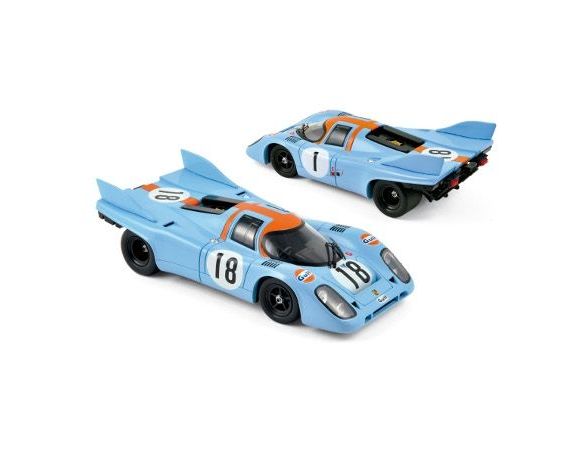 Norev NV187582 PORSCHE 917K GULF LM 1971 OLIVER-SIFFERT-BELL 1:18 Modellino