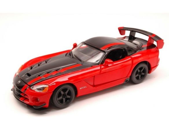 BBURAGO BU22114R DODGE VIPER SRT 10 ACR 2007 RED/BLACK 1:24 Modellino