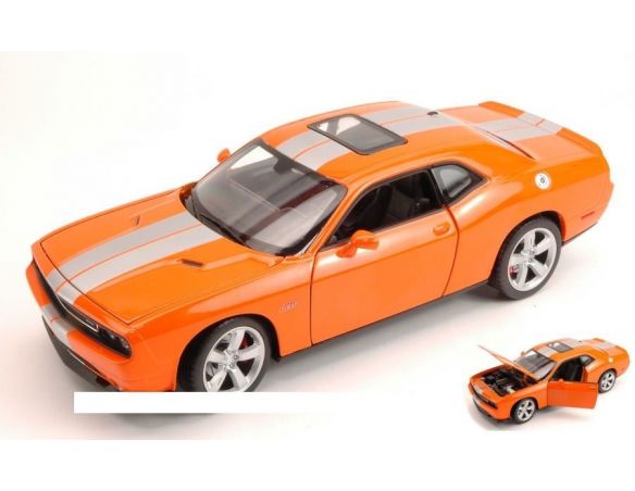 Welly WE0337 DODGE CHALLENGER SRT 2008 ORANGE 1:24 Modellino