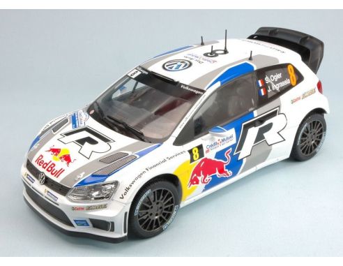 Norev NV188475 VW POLO WRC N.8 WINNER FRANCE-ALSACE 2013 S.OGIER-J.INGRASSIA 1:18 Modellino