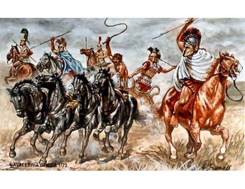 Waterloo AP001 CAVALLERIA GRECA 1:72 Modellino