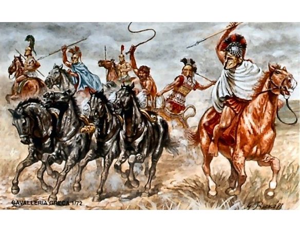 Waterloo AP001 CAVALLERIA GRECA 1:72 Modellino