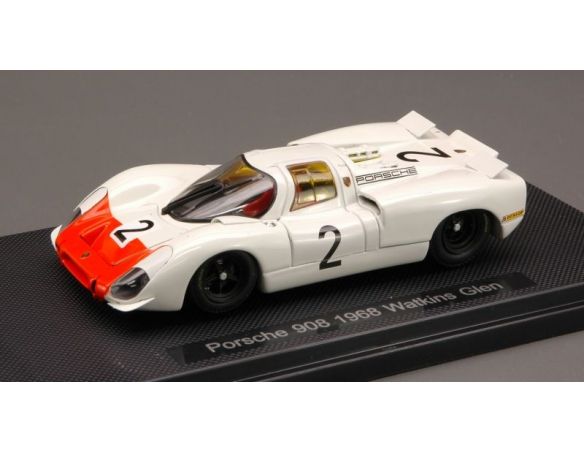 Ebbro EB44590 PORSCHE 908 N.2 6th 6 H WATKINS GLEN 1968 HERRMANN-IKUZAWA-SIFFERT 1:43 Modellino