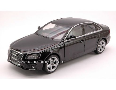 Welly WE2435 AUDI A 4 2008 BLACK 1:24 Modellino