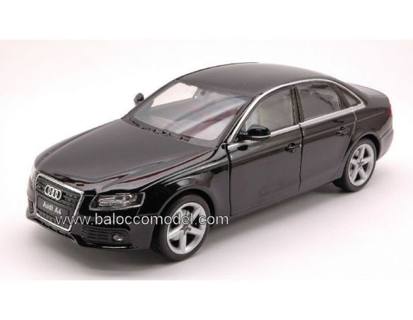 Welly WE2435 AUDI A 4 2008 BLACK 1:24 Modellino