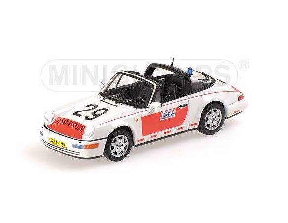 Minichamps PM400061391 PORSCHE 911 TARGA 1991 POLITIE NETHERLANDS 1:43 Modellino