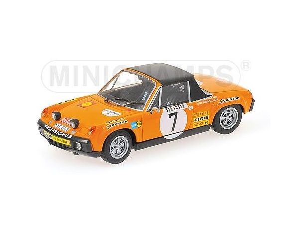 Minichamps PM400716507 PORSCHE 914/6 N.7 3rd MONTE CARLO 1971 WALDEGARD-THORSZELIUS 1:43 Modellino