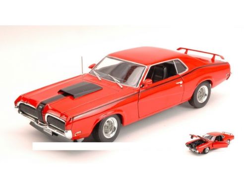 Welly WE2520 MERCURY COUGAR ELIMINATOR 1970 ORANGE 1:18 Modellino