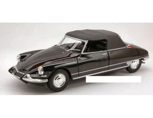 Welly WE2408 CITROEN DS 19 1956 SOFT TOP BLACK 1:24 Modellino