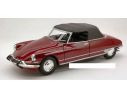 Welly WE2407 CITROEN DS 19 1956 SOFT TOP AMARANT RED 1:24 Modellino