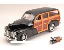 Welly WE9848 CHEVROLET FLEETMASTER 1948 BLACK/WOODY 1:18 Modellino