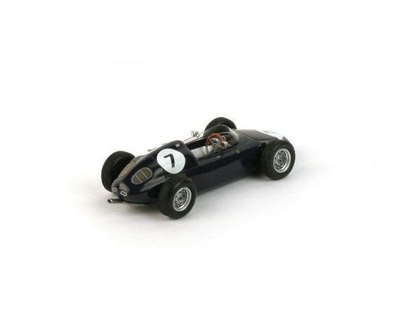 True Scale Miniatures TSM124355 PORSCHE 718 F2 S.MOSS 1960 N.7 1:43 Modellino